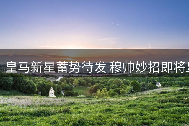 皇马新星蓄势待发 穆帅妙招即将显威